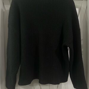 Visions women’s black ribbed sweater